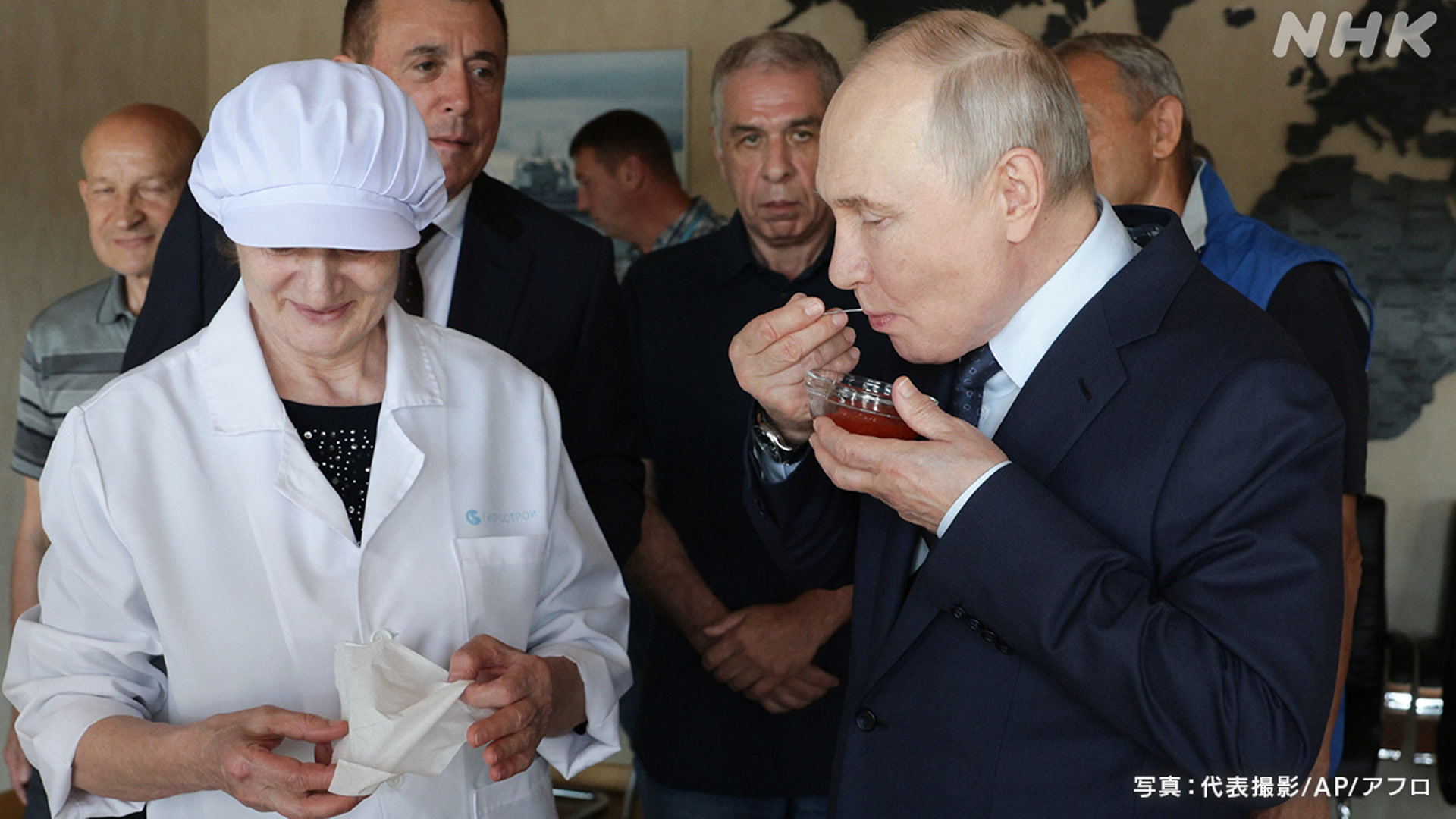 ロシアのプーチン大統領北方領土に初めて行った