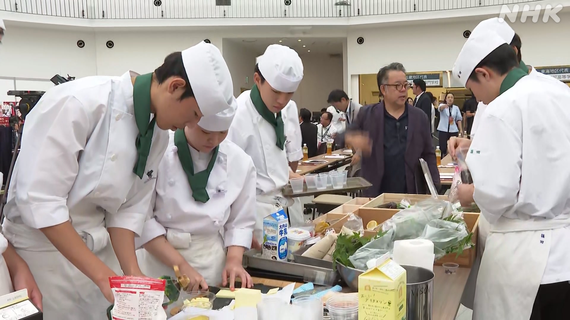 三重県「はまぐり」を使った料理をつくる高校生の大会