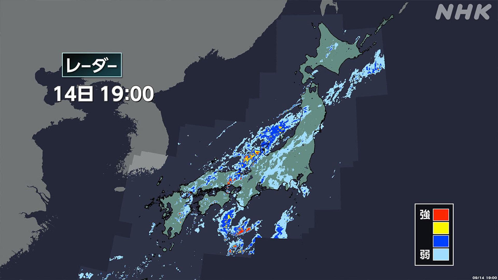 東北や中国地方で大雨15日も雨が降りやすい天気