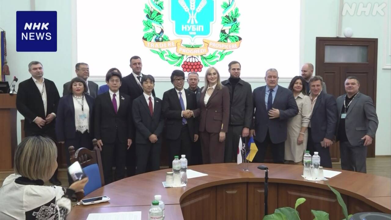 日本の会社がウクライナの畑の土を良くするのを手伝う