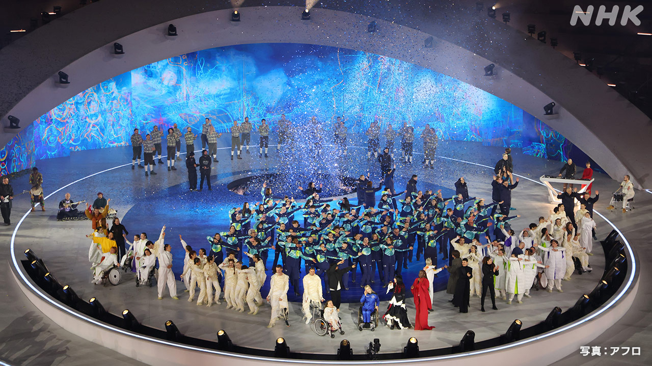 イタリアでパラリンピックの開会式があった