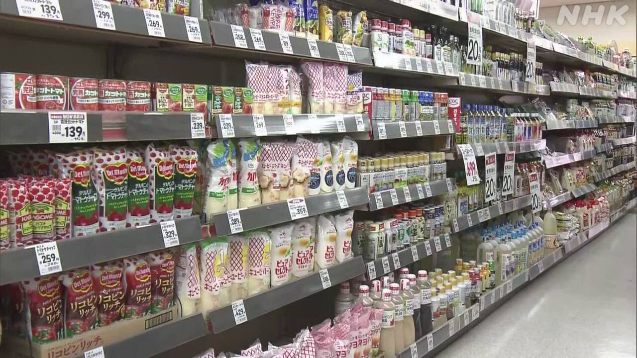 4月にたくさんの食べ物や飲み物の値段が上がる