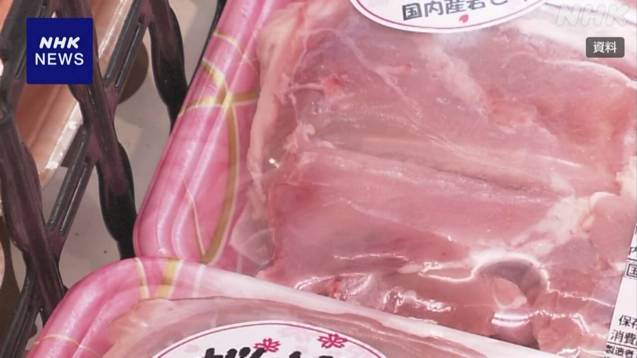 鶏肉の値段が上がっている