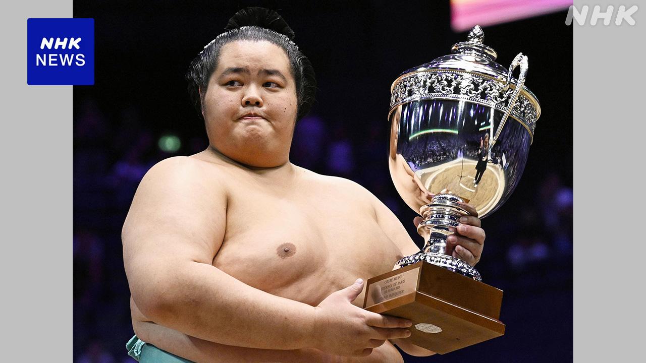 パリで大相撲があった　たくさんの人が見た