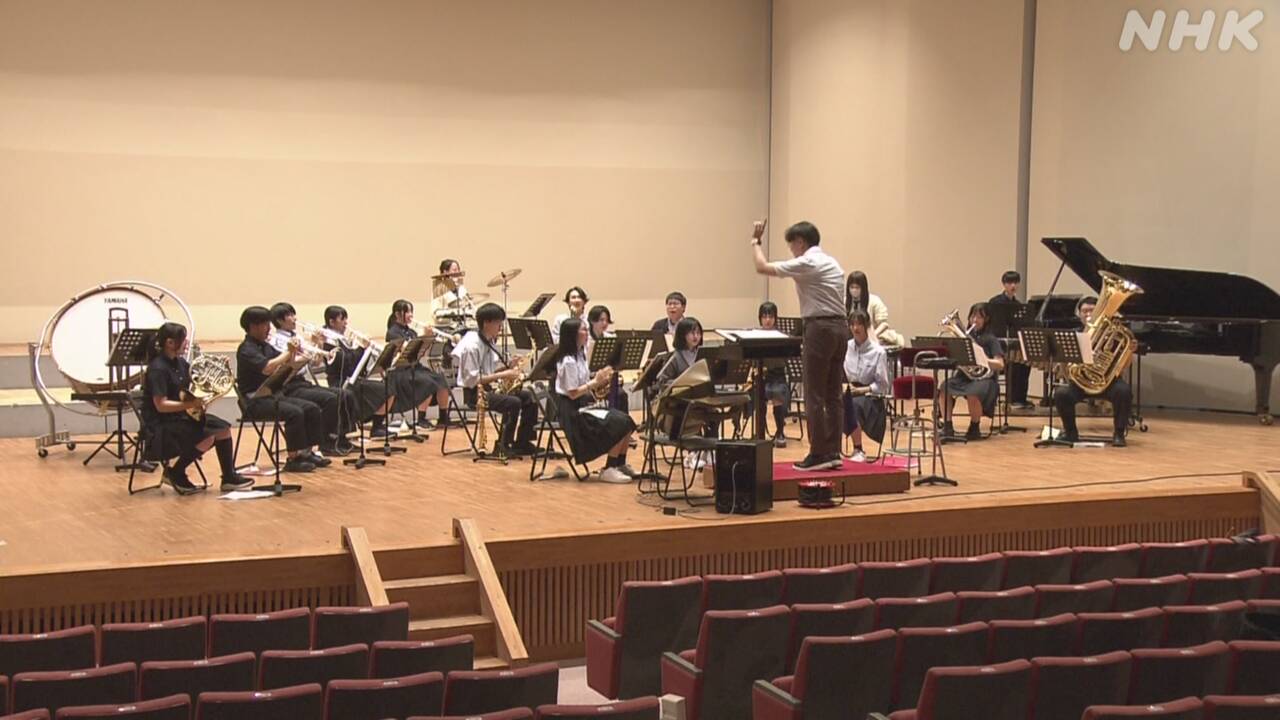 災害にあった人たちを元気に　CDをつくるため高校生が演奏